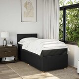  Krevet s oprugama i madracem crni 90x200 cm od tkanine | shoptok.hr