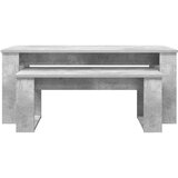  Set kavno mizico 2 pcs Betonsko siva Konstruiran les, (5000120438) | Shoptok.si