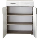 Voleo omara za čevlje barve srebrnega hrasta | Shoptok.si