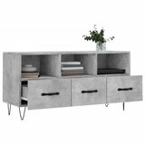 TV ormarić boja betona 102 x 36 x 50 cm od konstruiranog drva | shoptok.hr