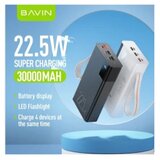 BAVIN Power bank 30000mAh 22.5W QC3.0 bela | ePonuda.com