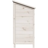  Vrtna Šupa Bijela 59 x 56 x 113,5 cm Čvrsto drvo jele | shoptok.hr