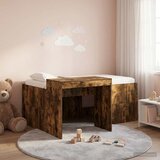  za djecu s visokim okvirom i stolom Dimljeni hrast - Dimljeni hrast 80 x 160 cm | shoptok.hr