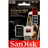  ..SanDisk Extreme Pro 256GB 200 MB/s micro SDXC UHS-I, U3, V30, A2, C10+ SD adapter | Eponuda.ba