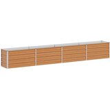  Povišena vrtna gredica Svijetlosmeđa 320 x 40 x 45 cm | shoptok.hr