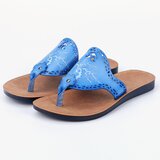 INF Ženske modne PU japonke - zračne, udobne, nedrseče poletne sandale Blue 40, (5000158649) Cene