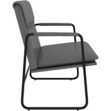  Klupa siva 100 x 64 x 80 cm od umjetne kože | Eponuda.ba