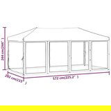 vidaXL zložljiv vrtni šotor s stranicami antracit 3x6 m | Shoptok.si