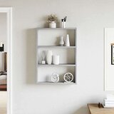 vidaXL Stenska polica siva sonoma 43x9x60 cm inž. les | Shoptok.si
