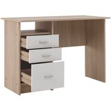 Kondela Računalniška miza, hrast sonoma/bela, SAMSON NEW | Shoptok.si