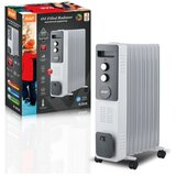 RAF R.0938 uljni radijator 9 sa ventilatorom 9 rebara belo/sivi 2400W | ePonuda.com