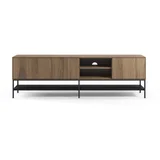TV komoda u dekoru hrasta u prirodnoj boji 180x55x35 cm Amira –