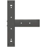  Noge za barski stol T-oblika 2 kom antracit 40x35x(90-91) cm čelik | shoptok.hr