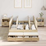  Krevet s ladicama Sonoma hrast 120 cm Konstruirano drvo | shoptok.hr
