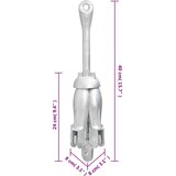  Sklopivo sidro srebrno 3,2 kg od kovanog željeza | Eponuda.com