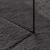  Tepisi Antracit Vuna 120 x 170 cm Tepih Kružni Minimalistički | shoptok.hr