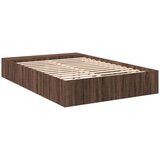  Posteljni okvir rjav hrast 135x190 cm inženirski les | Shoptok.si
