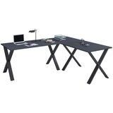 MID.YOU KOTNA PISALNA MIZA kovina, leseni material antracit, črna | Shoptok.si