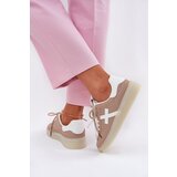 Boto Low Women's Sports Shoes Beige Zelevelis | Shoptok.si