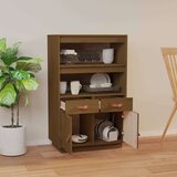 Visoka komoda boja meda 67 x 40 x 108 5 cm od masivne borovine | shoptok.hr