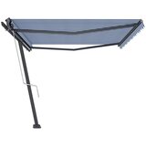  Prostostoječa avtomatska tenda 500x350 cm modra/bela, (20728787) | Shoptok.si