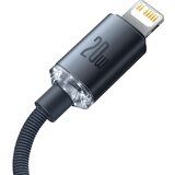 Baseus Crystal kabel USB-C na Lightning 20W PD 120 cm (crni) | shoptok.hr