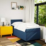  Krevet s oprugama i madracem plavi 80x200 cm od tkanine | shoptok.hr