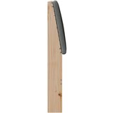  Tapecirani uzglavlje Tamno siva 140 cm Čvrsto borovo drvo | shoptok.hr