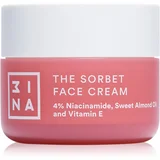 3INA The Sorbet Face Cream lahka vlažilna krema za obraz 10 ml