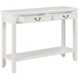 Konzolni stol bijeli 110 x 35 x 80 cm drveni | shoptok.hr