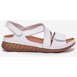 Maciejka Women's Leather Sandals With Velcro | shoptok.hr
