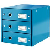 Leitz Modra škatla s 3 predali Office, 36 x 29 x 28 cm Cene