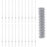 vidaXL Set vrtne ograje Set 2 Pocinkano jeklo 25 x 1 m Vzdržljivo | Shoptok.si