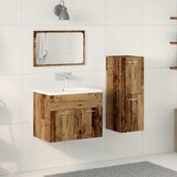  Set namještaja za kupaonicu 3 kom. Staro drvo 60 x 38,5 x 46 cm Cijene