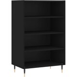  Visoka komoda crna 57 x 35 x 90 cm od konstruiranog drva | Eponuda.ba