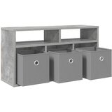  Nizak ormarić s ladicama Betonski sivi 72 x 22,5 x 38 cm | Eponuda.com