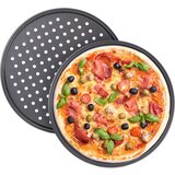 Dardanar Pekač za pico s premazom proti prijemanju, model za peko DIY za gospodinjstvo, okrogel perforiran pekač, 2 kosa, (21199853) | Shoptok.si