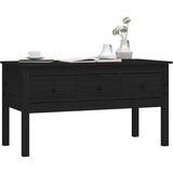  Stolić za kavu crni 102x49x55 cm od masivne borovine | shoptok.hr