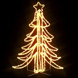  LED sklopiva figura božićno drvce 2 kom topla bijela 87x87x93cm | shoptok.hr