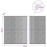  Gabion s žicom debljine 3 5 mm i mrežom 5x2 5 cm 750x10x200 cm - 10 cm 200 cm 750 cm | shoptok.hr