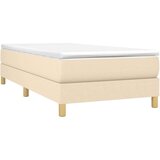  Za krevet s oprugama krem 100x200 cm od tkanine | shoptok.hr