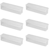 INF Prozorne PVC škatle za testenine - 6 kos, organizator, (5000243342) | Shoptok.si