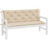  Jastuci za vrtnu klupu 2 kom bež 150x50x7 cm tkanine Oxford | shoptok.hr
