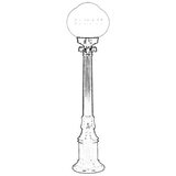 Opviq Vanjska lampa BSU-68187-1BSY-M2-KOP, 85 cm, Podna, ABS, IP65, E27, 60W, Crna | Eponuda.ba
