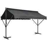  Tenda Samostojeća tenda 400 x 300 cm antracit | shoptok.hr