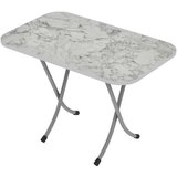 alesta AL10042BM sto sklopivi piknik tekstura beli mermer 50X80CM | ePonuda.com