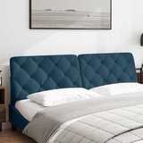  Jastuk za uzglavlje plavi 180 cm baršunasti | shoptok.hr
