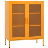 Ormarić Omara za shranjevanje gorčično rumena 80x35x101,5 cm jeklo, (20705568) | Shoptok.si