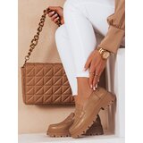 DStreet Mokasyny damskie na platformie TORINO khaki | Shoptok.si