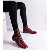 Gemre Red patent ballet flats with strap Marseille | shoptok.hr